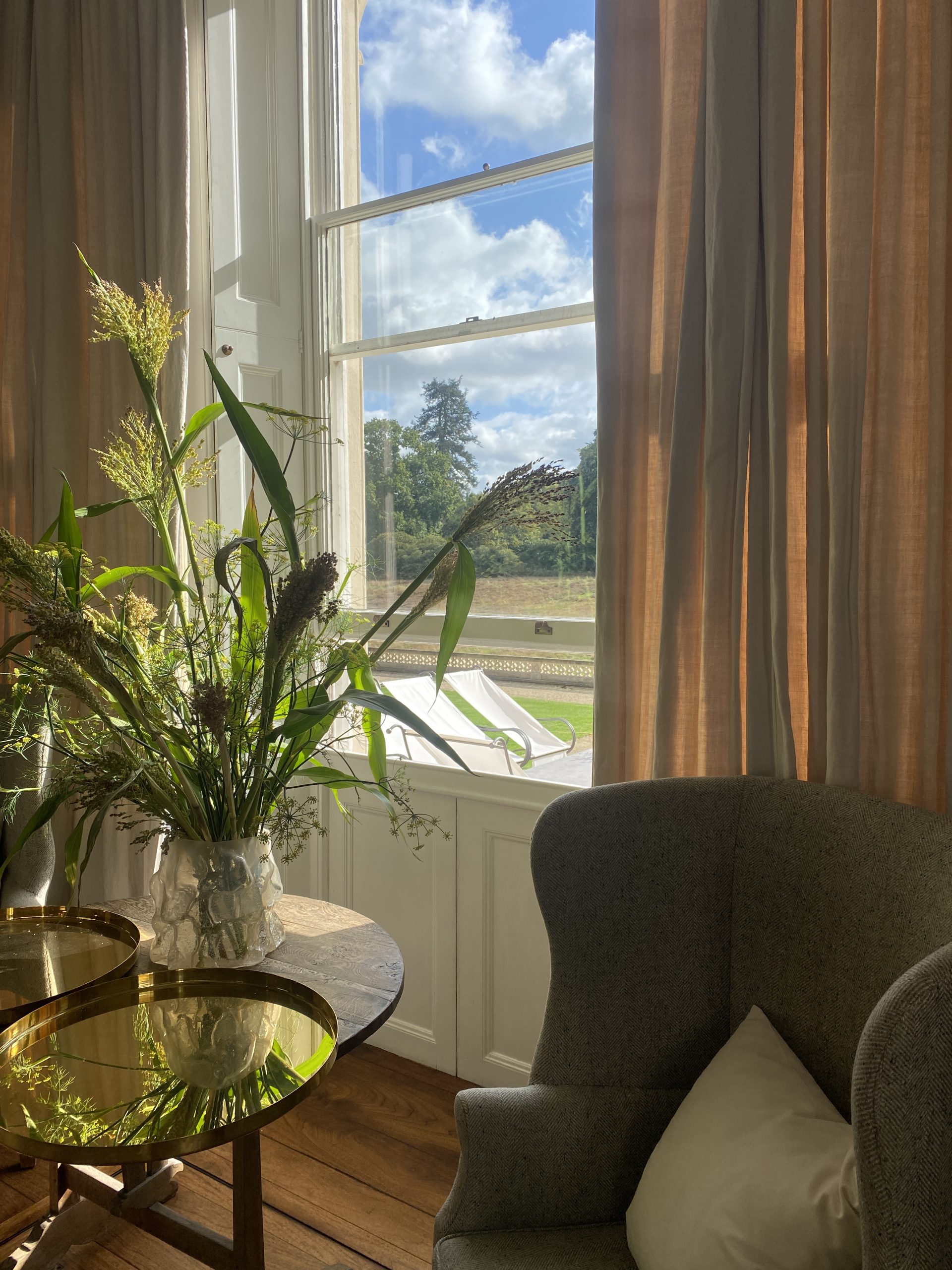 Morning room - curtains